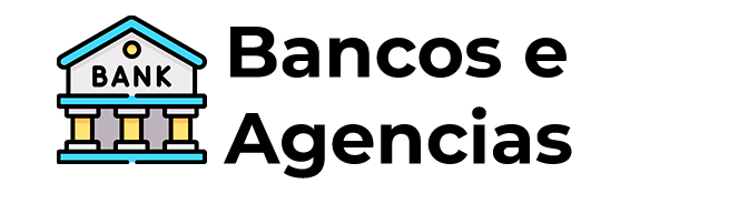 Logo bancos e agências preto